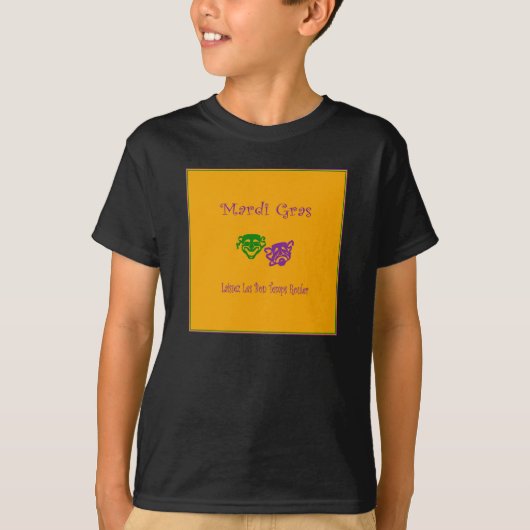 マルディグラスマスクルーラー Tシャツ (正面)