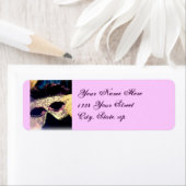 マルディグラスマスク住所 シール (インサイチュ)