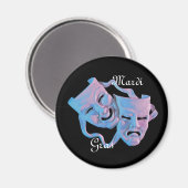 マルディグラスマスク磁石 マグネット (正面/裏面)