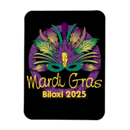 マルディグラスマスク磁石 – 2025 - Biloxi, MS. マグネット