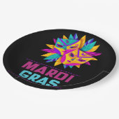 マルディグラスマスク紙プレート ペーパープレート (アングル)