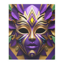 マルディグラスマスク1カーニバルスピリットウォール