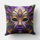 マルディグラスマスク1カーニバルスピリット クッション (裏面)