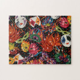 マルディグラスマスク2 ジグソーパズル