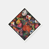 マルディグラスマスク2 スタンダードカクテルナプキン (角)