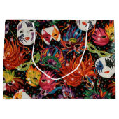 マルディグラスマスク2 ラージペーパーバッグ (正面)