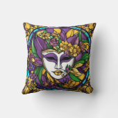 マルディグラスマスク クッション (裏面)