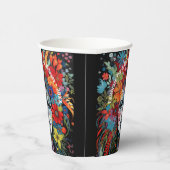 マルディグラスマスク&ヘアドレカスタムス文字パーティー 紙コップ (右)