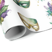 マルディグラスマスク ラッピングペーパー (ロールコーナー)