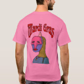 マルディグラスマスク Tシャツ (裏面)
