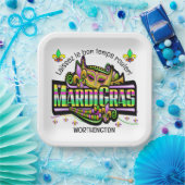 マルディグラスマッチズテーマ ペーパープレート (パーティー)