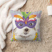 マルディグラスマルチーズ クッション (ブランケット)