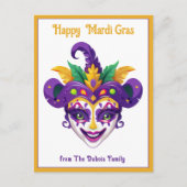 💚💜💛マルディグラスマルディシェナニガン ポストカード (正面)
