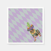 マルディグラスミニピン スタンダードカクテルナプキン (正面)