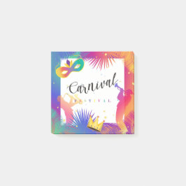 マルディグラスミュージックカーニバルトロピカル（紋章の）フラ・ダ・リ ポストイット