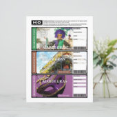 マルディグラスモックチケットfor旅行とイベント (スタンド正面)