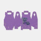 マルディグラスヤールルイジアナ州ビーズグリッター フェイバーボックス (折り畳みなし)