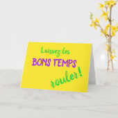 マルディグラスライセレボンテンプルーラー カード (黄色い花)