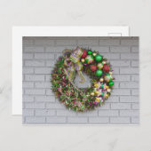 マルディグラスリース ポストカード (正面/裏面)