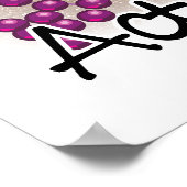 マルディグラスレディーポスター ポスター (角)