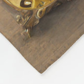 マルディグラスレルムポートレート – アーティストダリ フリースブランケット (角)