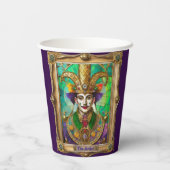 マルディグラスレルムポートレート – アーティストダリ 紙コップ (裏面)