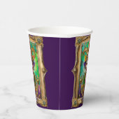 マルディグラスレルムポートレート – アーティストダリ 紙コップ (右)