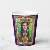 マルディグラスレルムポートレート – ザクレオールプリンセス 紙コップ (裏面)