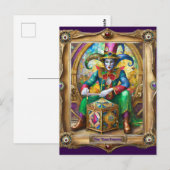 マルディグラスレルムポートレート – タイムトラベラー ポストカード (正面/裏面)