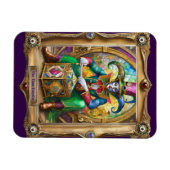 マルディグラスレルムポートレート – タイムトラベラー マグネット (横)