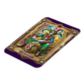 マルディグラスレルムポートレート – タイムトラベラー マグネット (左側)