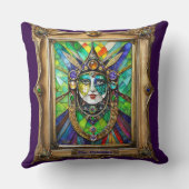 マルディグラスレルムポートレート – 女司祭 クッション (裏面)