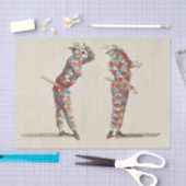 マルディグラスヴィンテージハーレキン 薄葉紙 (クラフト)