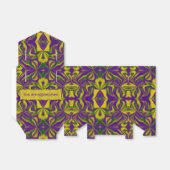 マルディグラス万華鏡のように千変万化するパターン フェイバーボックス (折り畳みなし)