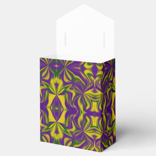 マルディグラス万華鏡のように千変万化するパターン フェイバーボックス (オープン)