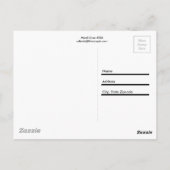 マルディグラス万華鏡のように千変万化するパターン ポストカード (裏面)