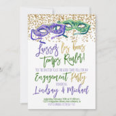 マルディグラス招待状 招待状 (正面)