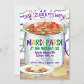 マルディグラス招待状 招待状 (正面)