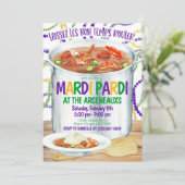 マルディグラス招待状 招待状 (スタンド正面)