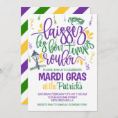 マルディグラス招待状 招待状 (正面/裏面)