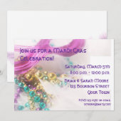 マルディグラス招待状 招待状 (正面/裏面)