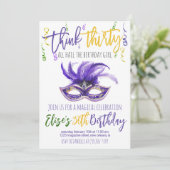 マルディグラス招待状 招待状 (スタンド正面)