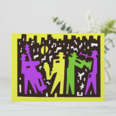 マルディグラス招待状 招待状 (スタンド正面)