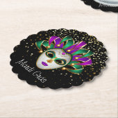 マルディグラス紙コースター ペーパーコースター (アングル)