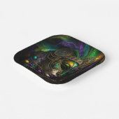 マルディグラス紙プレート ペーパープレート (傾斜あり)