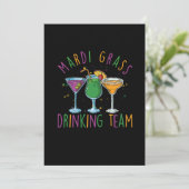 マルディグラス飲みチーム通りパーティーギフト 招待状 (スタンド正面)
