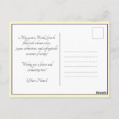 💚💜💛マルディグラス魔法 ポストカード (裏面)