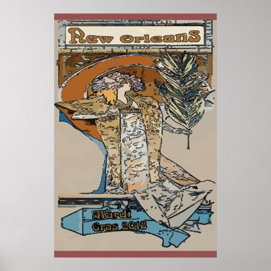 マルディグラス2018 ポスター (正面)