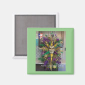 マルディグラス2021マスクボール記念磁石 マグネット (正面/裏面)