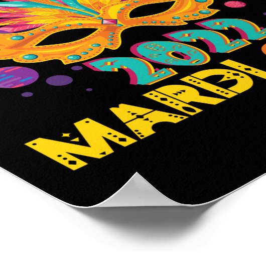 マルディグラス2022 ポスター (角)